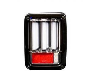 Jeep 07-17 JK Wrangler OLED Bar-Style LED Taillights - Clear Lens