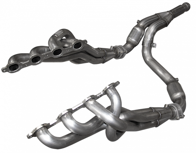 Длиннотрубные выпускные коллекторы 1-3/4"×3'' с катализаторами для GM Truck 5.3L, 2014+
