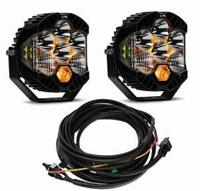 Светодиодные фары комбинированного света 2 штуки серия LP6 Pro с проводкой