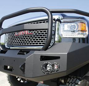 2015-2017 GMC Heavy Duty Winch Bumper w/ Full Grill Guard