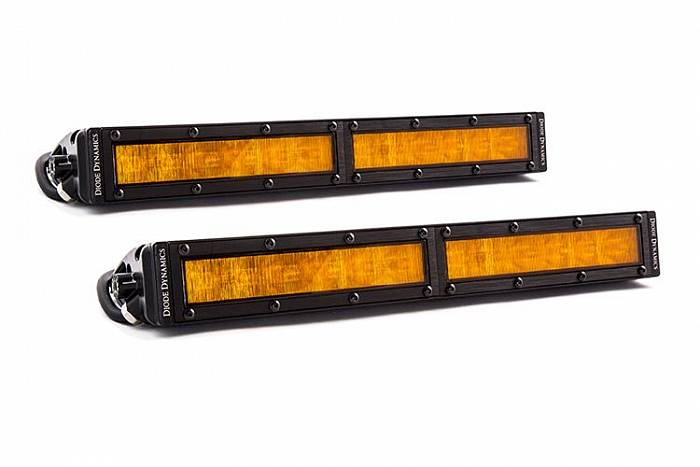 Комплект из 2 LED-балок 12 дюймов серии Stage Series SAE Fog/Wide, янтарный свет