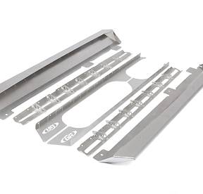 Защита порога алюминиевая для Jeep JK 4 двери "Rocker Guards"