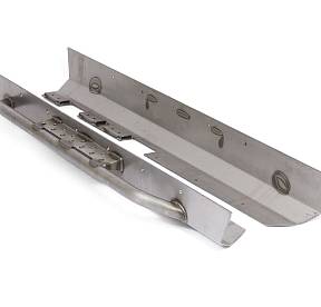 Защита порога стальная со ступенью для Jeep Rocker  TJ,YJ,CJ-7  от GenRight