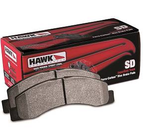 HAWK ТОРМОЗНЫЕ КОЛОДКИ ЗАДНИЕ СПОРТИВНЫЕ УСИЛЕННЫЕ HB568P.666 