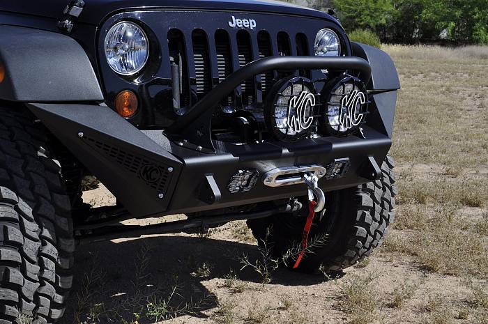 Кронштейн для установки 8" фар на передний бампер ADD для Jeep Wrangler JK 2007-17 