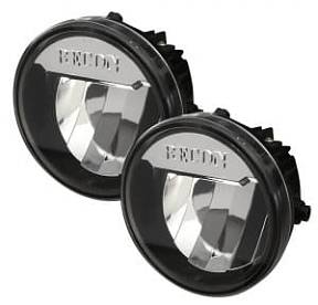 Ford 09-14 F-150 (Excluding RAPTOR) LED Fog Lights 2-Piece Set (Replaces Both OEM Ford F-150 09-14 Fog Lights) - Clear / Chrome