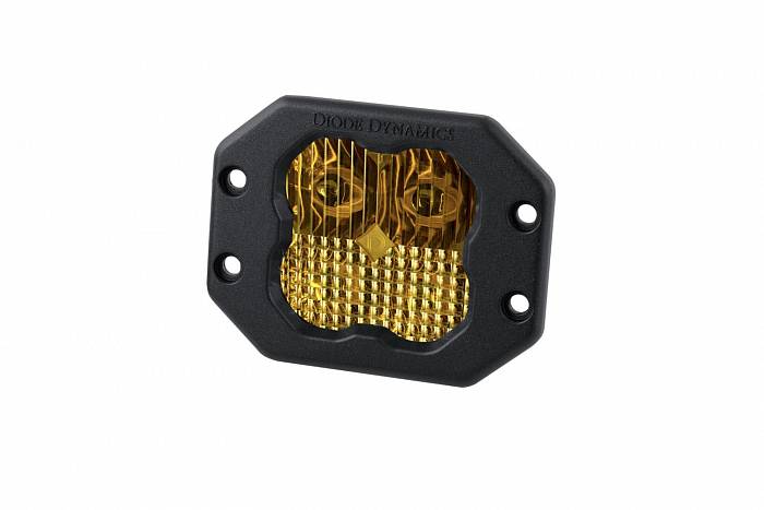 Желтый врезной LED-модуль SS3 Pro с янтарной подсветкой, комбинированный свет