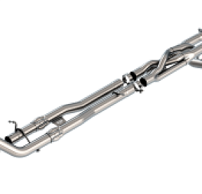 Выхлопная система для Ram 1500 TRX средняя секция звук ATAK