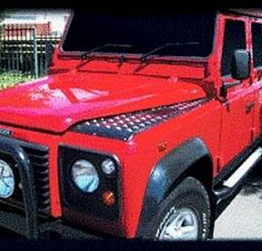 Защита крыльев для Land Rover Defender 90/110 Fender Protector / Black - by Front Runner