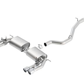 140631 ВЫХЛОПНАЯ СИСТЕМА CAT BACK AUDI S3 L4-2.0 (TURBO) 15-16 ЗВУК S-TYPE