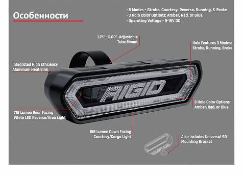Новинка от RIGID — фара CHASE