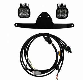 Набор фар "Sportsmen" с рамочным кронштейном для установки на Honda Africa Twin