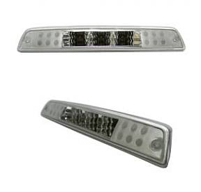 Dodge 94-01 RAM 1500 & 94-02 RAM 2500/3500 - Red LED 3rd Brake Light Kit w/ White LED Cargo Lights - Clear Lens