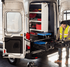 Система хранения DECKED для автобуса RAM Promaster 345,5 см