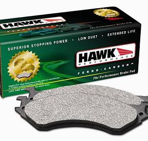 ТОРМОЗНЫЕ КОЛОДКИ LC100/LX470 HAWK LTS ПЕРЕД.