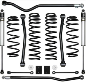 Комплект лифт подвески +2.5'' Jeep Wrangler JLU 2018-24 уровень 3