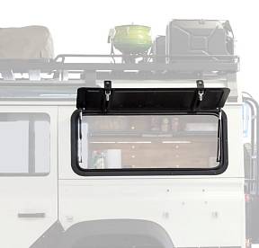 Land Rover Defender Gullwing Window / Aluminium - by Front Runner