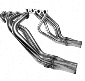 Выпускные коллекторы 2'' x 3.5'', н/сталь, для Mustang 1979-1993 
