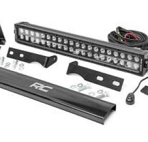 Двухрядная светодиодная балка 20'' в бампер Jeep Grand Cherokee 