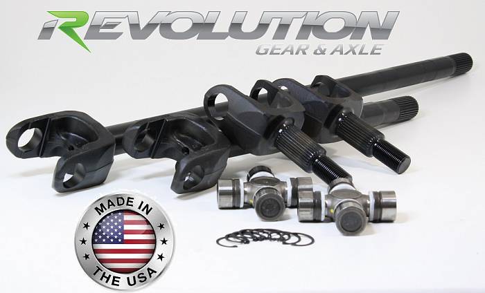 87-95 YJ MJ and XJ US Made Front SUPER 30 Axle Kit Revolution Gear