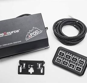 JK Switch Panel 8 Circuit Source SE System HD 07-17 Wrangler JK sPOD