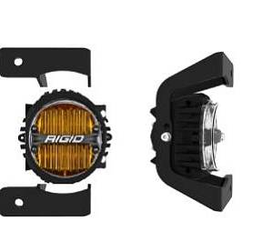 Янтарные противотуманные LED-фары 360 серия 4″ SAE для силовых бамперов Jeep Rubicon JL