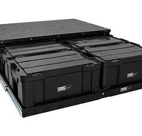 Двухрядная выдвижная система на 4 ящика для перевозки грузов - от Front Runner