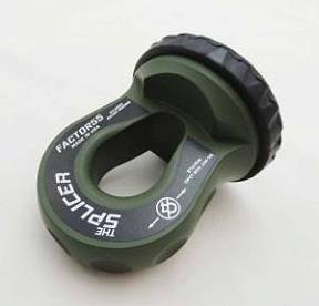 Коуш для синтетического троса 3/8-1/2" - темно-зеленый