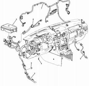 Проводка приборной панели для Hummer H2