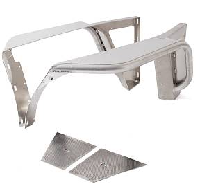 Крылья передние для Jeep TJ/LJ вылет 4 дюйма G3 алюминиевые от GenRight