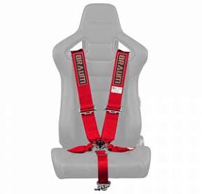 Ремень 5-ти точечный 3" SFI Approved Racing Harness - Red