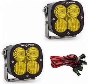 Фары водительский/комбинированный янтарного свечения серии XL Pro 2 штуки