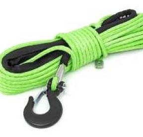 Трос синтетический Rough Country 6.5 мм/15.24 м, зеленый