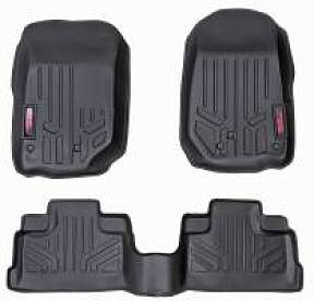 Ковры передние и задние для Jeep Wrangler Unlimited 2018-20