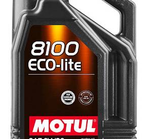 5 л MOTUL 8100 ECO-LITE энергосберегающее масло для бензиновых двигателей