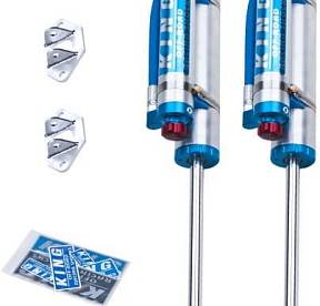 Амортизаторы KING задние для JEEP XJ CHEROKEE 1984-2000  2,5 , с ресивером закреплённым на корпусе, с регулировками, лифт подвески 5"- 6"