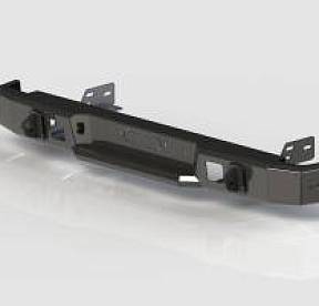 Задний силовой бампер BMS PRO-Line для Isuzu D-Max 2012-18, покрытие Raptor