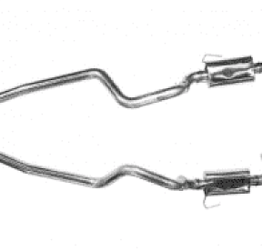 Выхлопная система Mustang GT500 5.8L, 2013-2014, 2.75'' x 3''