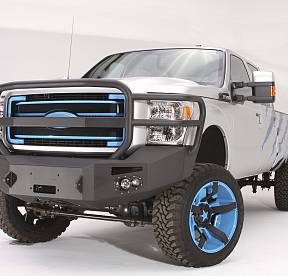 2011-2016 Ford Super Duty F250 - F350 Winch Bumper w/ Full Grill Guard Bare