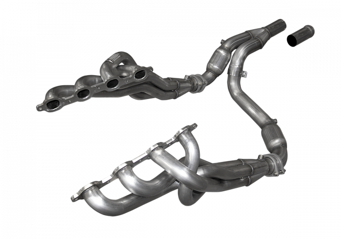 Длиннотрубные выпускные коллекторы 1-7/8"×3'' с катализаторами для GM Truck 6.0L 2500HD, 2007-18