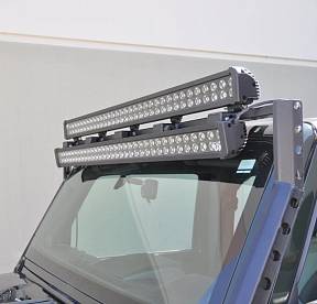 Кронштейн для двух светодиодных балок Jeep Wrangler JK 