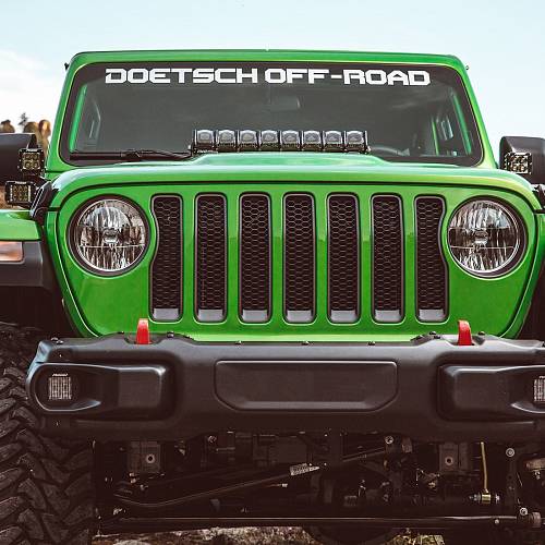 Длинные крепления для фар на обтекатель перед лобовым стеклом для Jeep Wrangler JL 