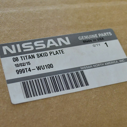 Защита картера Nissan Titan OEM 999T4WU100