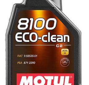 1 л MOTUL 8100 ECO-CLEAN 5W-30 C2 для бензиновых и дизельных двигателей