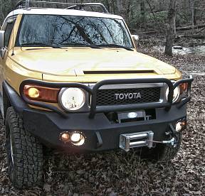 2007-2014 Toyota FJ Winch Bumper w/ Full Grill Guard Bare