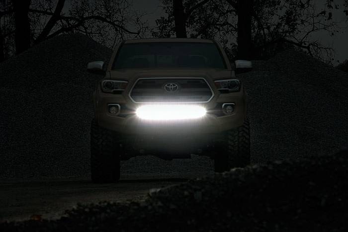 Однорядная LED балка 30'' серии Chrome CREE для бампера TOYOTA Tacoma 4WD 2016