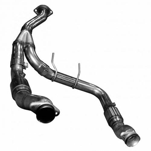 Downpipe и Y-Pipe для Ford F150 Eco Boost, 3'' с кат. Green Cat