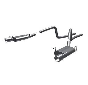 Magnaflow 16570 | Ford Mustang GT | 4.6L | 2.5" Street Series | Cat-Back Stainless Performance Exhaust System