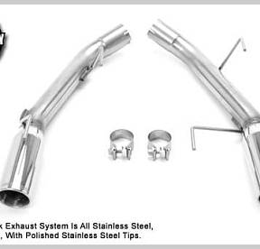 Magnaflow 16578 Ford Mustang GT Axle Back (Race Series) Performance Exhaust System