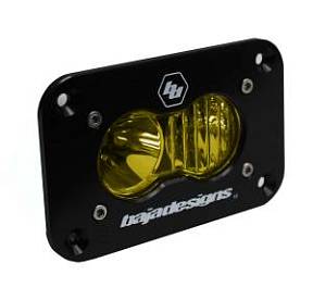 Светодиодная фара янтарного свечения серии S2 Sport, врезной монтаж